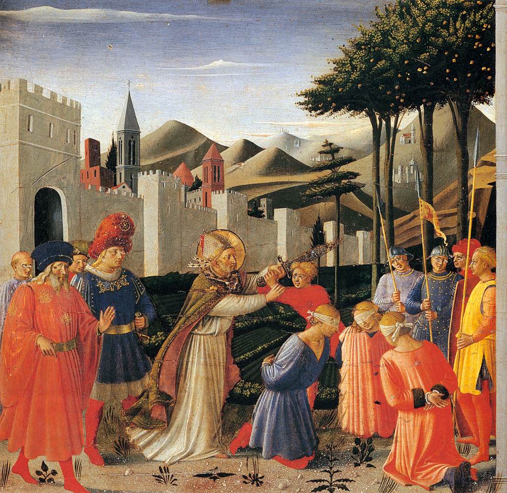 Fra_Angelico_-_The_Story_of_St_Nicholas_-_The_Liberation_of_Three_Innocents_-_WGA00507