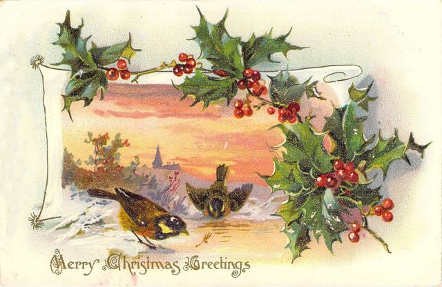 Vintage-Christmas-postcard